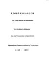 Begräbnis-Buch der Kath. Kirche zu Siebenhufen, Kr. Strehlen in Schlesien