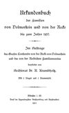 Urkundenbuch der Familien von Volmerstein und von der Recke