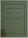 Rapport d'expertise de la commission d'experts instituée par le tribunal arbitral mixte germano-polonais conformément a son ordonnance du 2 décembre 1925