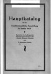 Hauptkatalog für die familienkundliche Ausstellung in Stettin 1926