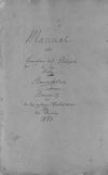 Manual über Einnahmen und Ausgaben bei den Kirchen zu Baumgarten, Tarnau, Briesnitz und den dazu gehörigen Fundationen für die Rechnung 1830