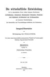 Die wirtschaftliche Entwicklung der im ostpreussischen Kreise Labiau belegenen Moorkolonien Alt-Heidlauken, Julienbruch, Schenkendorf, Grünheide, Friedrichsdorf, Schöndorf, Alt-Heidendorf und ...