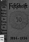 Festschrift zum 50jährigen Jubiläum des Kirchengesangvereins der evangelisch-lutherischen St. Johannis-Gemeinde zu Lodz