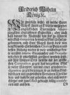 [Anderweitiges Schreiben Sr. Königl. Maj. in Preussen c. c. An Ihro Kön. Maj. in Schweden c. Wegen der Thorenschen Sache]