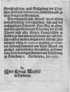 [Anderweitiges Schreiben Sr. Königl. Maj. in Preussen c. c. An Ihro Kön. Maj. in Schweden c. Wegen der Thorenschen Sache]