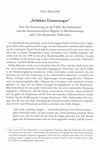 Anna Kaminsky: „Sichtbare Erinnerungen". Orte der Erinnerung an die Opfer des Stalinismus und der kommunistischen Regime in Mittelosteuropa und in der Russischen Föderation