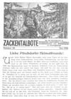 [Zackentalbote für die Vertriebenen aus Petersdorf, Hartenberg, Kiesewald, Kaiserwaldau und Wernersdorf im Riesengebirge]