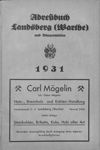 [Adreßbuch Landsberg (Warthe) und Bürgerwiesen]