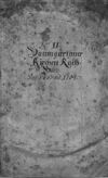 Baumgärtner Kirchen-Raithbuch 1663 bis 1704