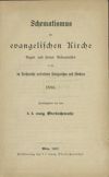 [Schematismus der Evangelischen Kirche Augsb. und Helvet. Bekenntnisses in den im Reichsrathe Vertretenen Königreichen und Ländern]