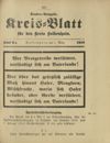 [Kreis-Blatt für den Kreis Bolkenhain]