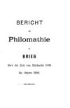 [Bericht der Philomathie zu Brieg a. O.]