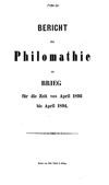 [Bericht der Philomathie zu Brieg a. O.]
