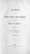 [Zeitschrift der Historischen Gesellschaft für die Provinz Posen]