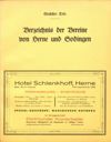 Sechster Teil: Verzeichnis der Vereine von Herne und Sodingen