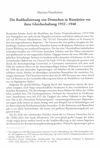 Mariana Hausleitner: Die Radikalisierung von Deutschen in Rumänien vor ihrer Gleichschaltung 1933-1937