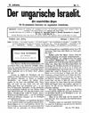 [Der ungarische Israelit]