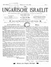 [Der ungarische Israelit]