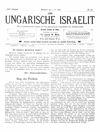 [Der ungarische Israelit]