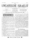 [Der ungarische Israelit]