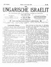 [Der ungarische Israelit]