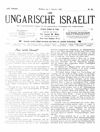 [Der ungarische Israelit]