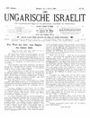 [Der ungarische Israelit]