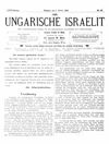 [Der ungarische Israelit]