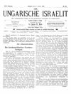 [Der ungarische Israelit]