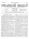 [Der ungarische Israelit]