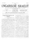 [Der ungarische Israelit]