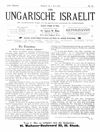 [Der ungarische Israelit]