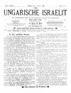 [Der ungarische Israelit]