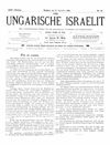 [Der ungarische Israelit]