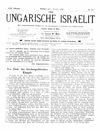 [Der ungarische Israelit]