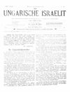 [Der ungarische Israelit]