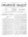 [Der ungarische Israelit]