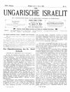 [Der ungarische Israelit]