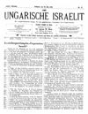 [Der ungarische Israelit]