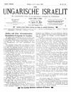 [Der ungarische Israelit]