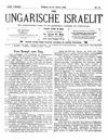 [Der ungarische Israelit]