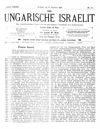 [Der ungarische Israelit]