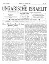 [Der ungarische Israelit]