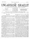 [Der ungarische Israelit]