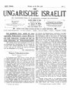 [Der ungarische Israelit]