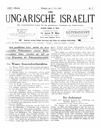 [Der ungarische Israelit]