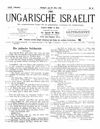 [Der ungarische Israelit]