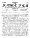 [Der ungarische Israelit]