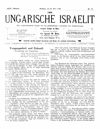 [Der ungarische Israelit]