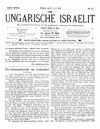 [Der ungarische Israelit]